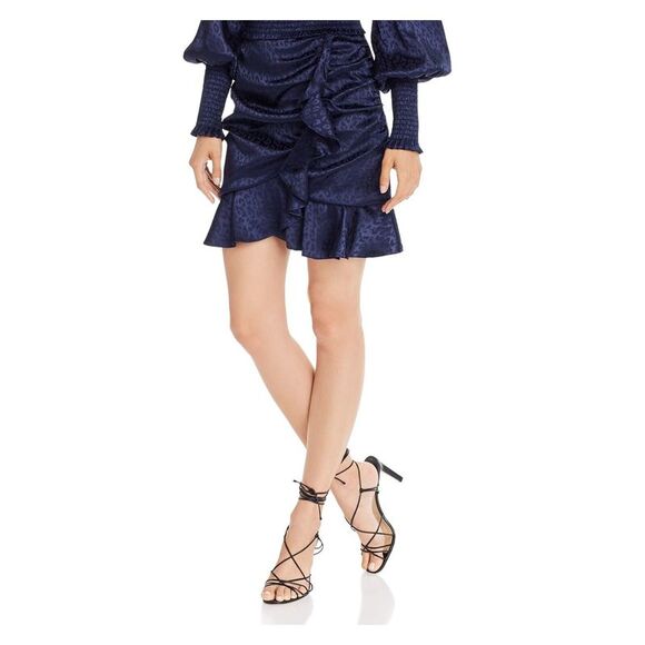 AQUA Dresses & Skirts - AQUA Womens Navy Mini Skirt M